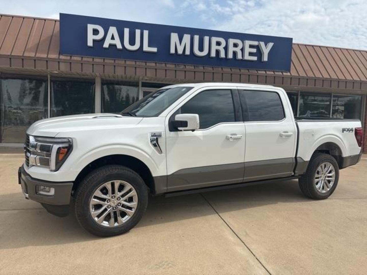 2025 Star White Metallic Tri-Coat /Java Ford F-150 King Ranch (1FTFW6L88SF) with an 3.5L V6 EcoBoost engine, Automatic transmission, located at 1105 E Mulberry, Kaufman, TX, 75142, (972) 962-2151, 32.589550, -96.300926 - White Metallic 2025 Ford F-150 4D SuperCrew King Ranch 4WD 10-Speed Automatic 3.5L V6 EcoBoost 4WD.<br><br>Recent Arrival!<br><br><br>Please call Paul Murrey Ford Inc. In Kaufman Texas A Family Dealership Since 1952 Serving the Dallas Fort Worth and East Texas areas for over 70 years. Please call 97 - Photo#2