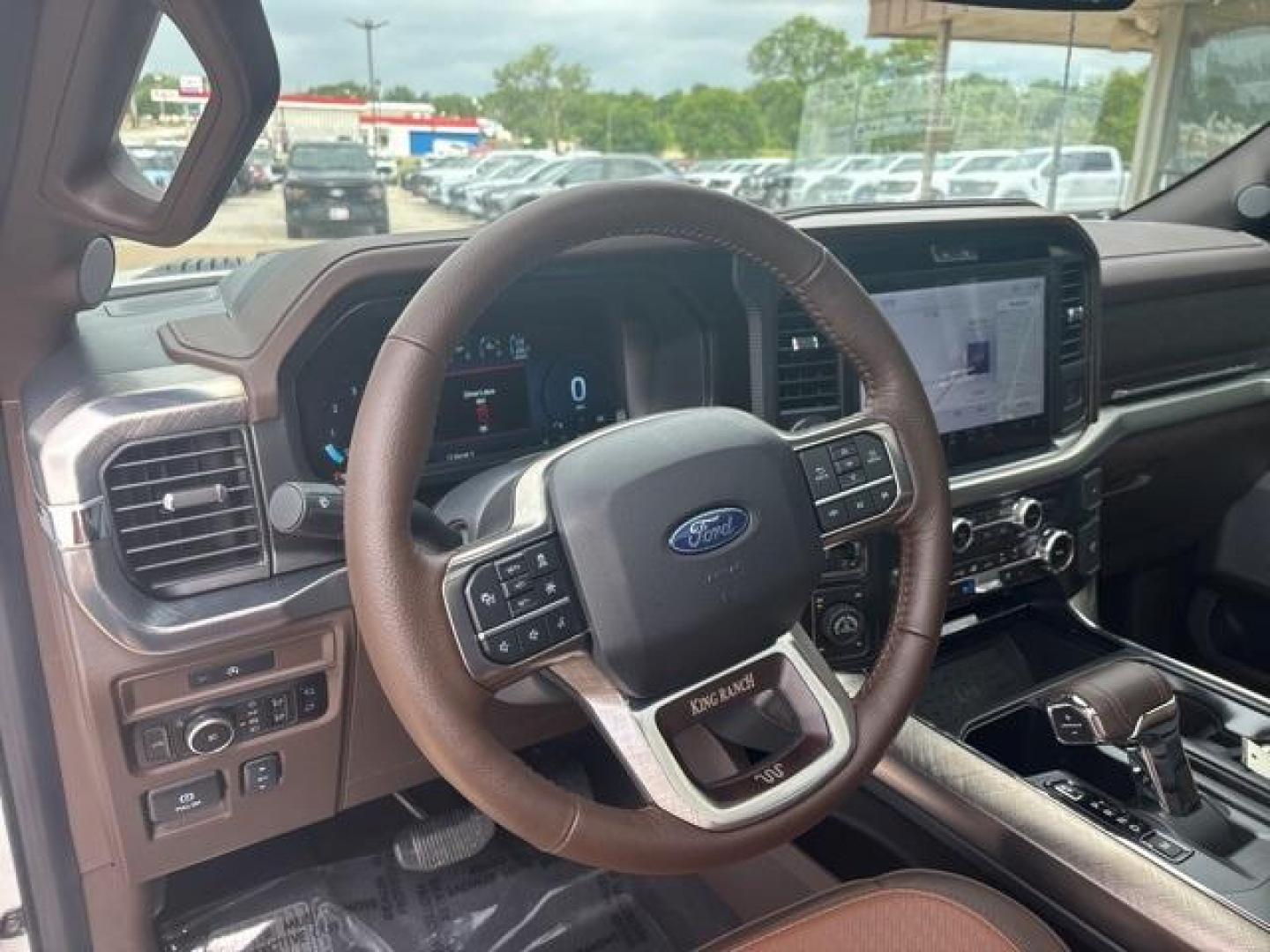 2025 Star White Metallic Tri-Coat /Java Ford F-150 King Ranch (1FTFW6L88SF) with an 3.5L V6 EcoBoost engine, Automatic transmission, located at 1105 E Mulberry, Kaufman, TX, 75142, (972) 962-2151, 32.589550, -96.300926 - White Metallic 2025 Ford F-150 4D SuperCrew King Ranch 4WD 10-Speed Automatic 3.5L V6 EcoBoost 4WD.<br><br>Recent Arrival!<br><br><br>Please call Paul Murrey Ford Inc. In Kaufman Texas A Family Dealership Since 1952 Serving the Dallas Fort Worth and East Texas areas for over 70 years. Please call 97 - Photo#13