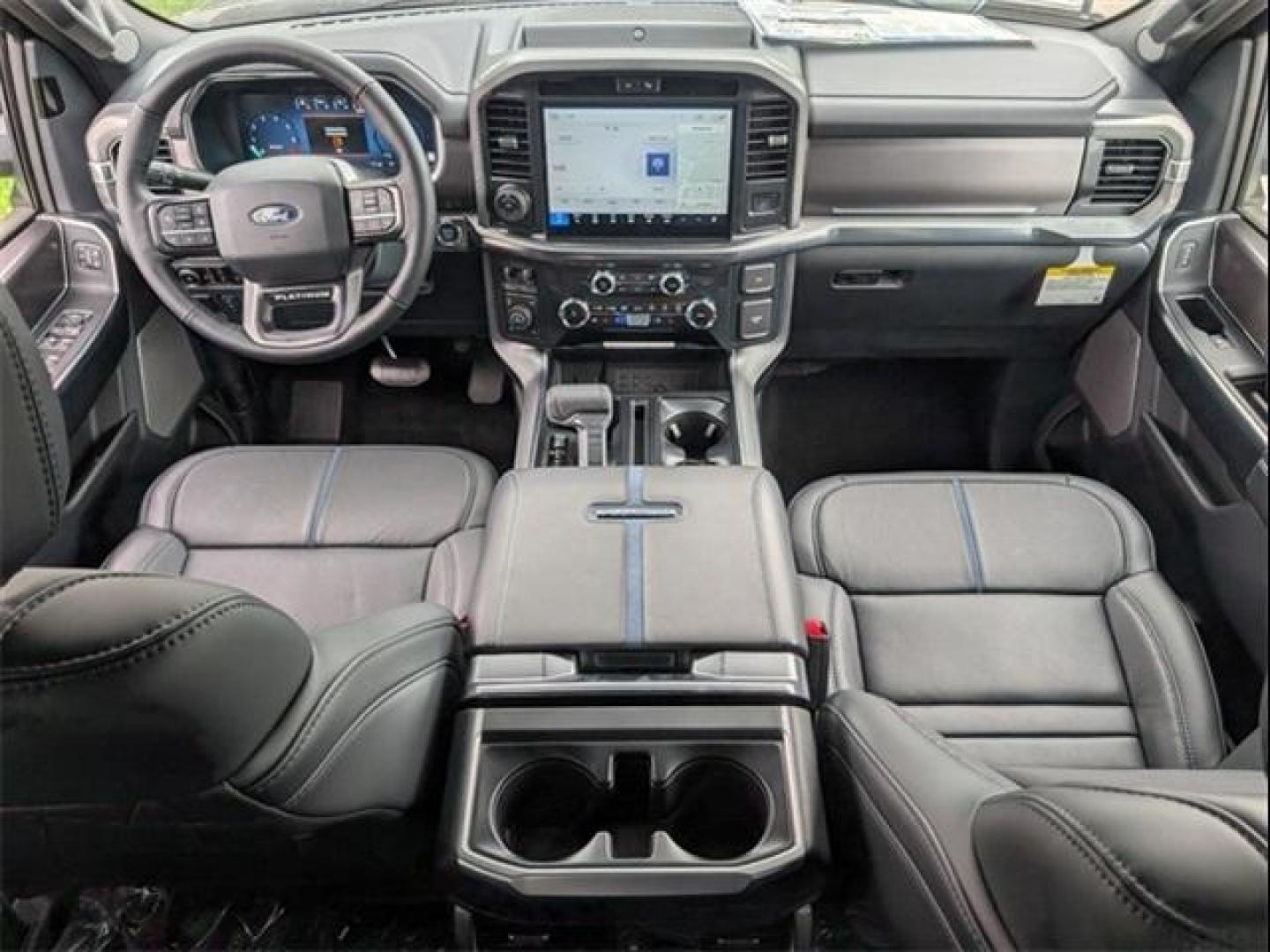 2025 Agate Black Metallic /Black Ford F-150 Platinum (1FTFW7L86SF) with an 3.5L V6 EcoBoost engine, Automatic transmission, located at 1105 E Mulberry, Kaufman, TX, 75142, (972) 962-2151, 32.589550, -96.300926 - Black Metallic 2025 Ford F-150 4D SuperCrew Platinum 4WD 10-Speed Automatic 3.5L V6 EcoBoost 4WD.<br><br>Recent Arrival!<br><br><br>Please call Paul Murrey Ford Inc. In Kaufman Texas A Family Dealership Since 1952 Serving the Dallas Fort Worth and East Texas areas for over 70 years. Please call 972- - Photo#10