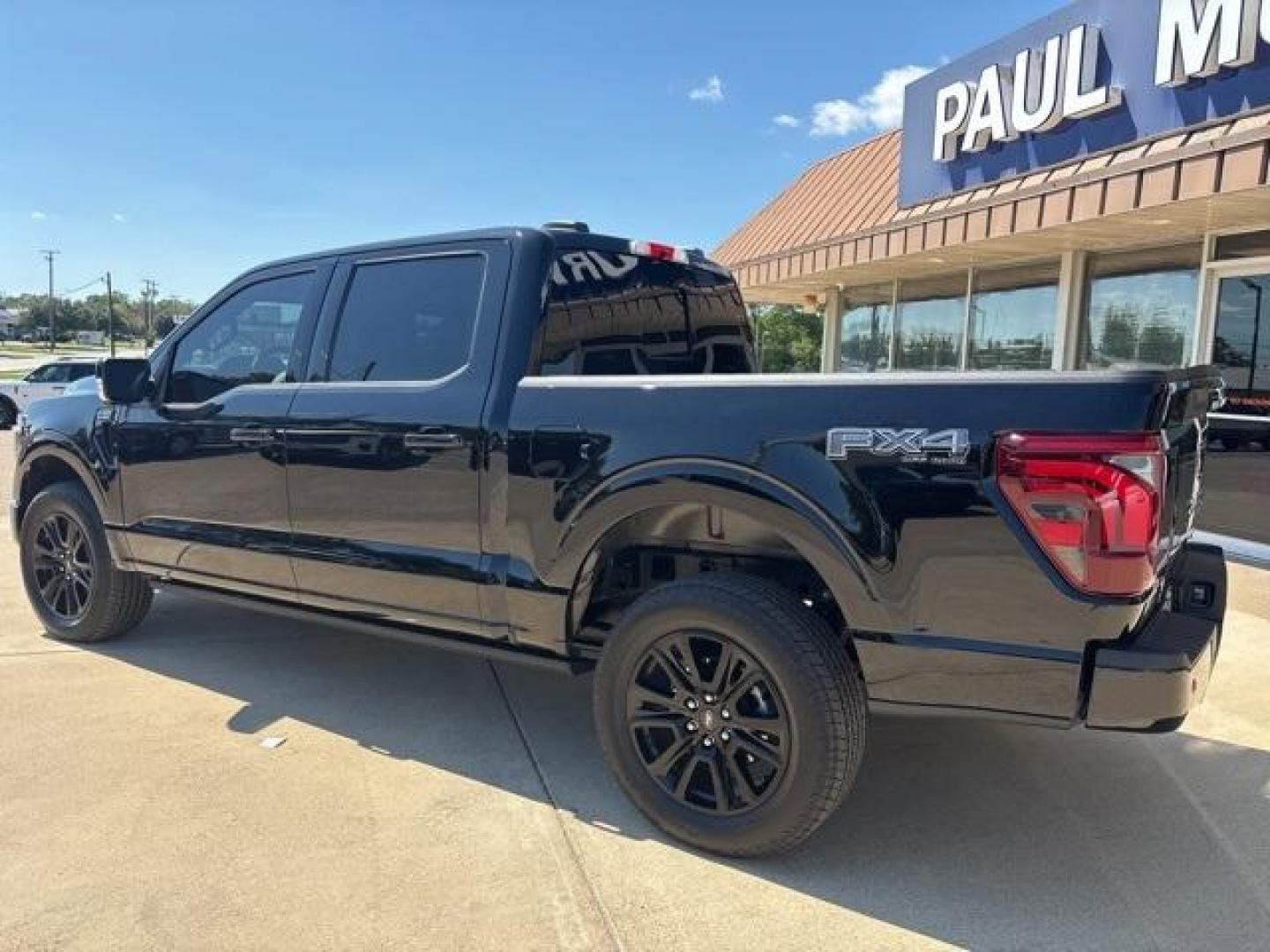 2025 Black Metallic /Blue Ford F-150 Platinum (1FTFW7L86SF) with an 3.5L V6 EcoBoost engine, Automatic transmission, located at 1105 E Mulberry, Kaufman, TX, 75142, (972) 962-2151, 32.589550, -96.300926 - Black Metallic 2025 Ford F-150 4D SuperCrew Platinum 4WD 10-Speed Automatic 3.5L V6 EcoBoost 4WD.<br><br><br>Odometer is 535 miles below market average!<br><br><br>Please call Paul Murrey Ford Inc. In Kaufman Texas A Family Dealership Since 1952 Serving the Dallas Fort Worth and East Texas areas for - Photo#2