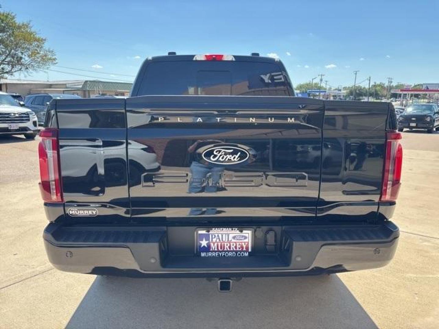 2025 Black Metallic /Blue Ford F-150 Platinum (1FTFW7L86SF) with an 3.5L V6 EcoBoost engine, Automatic transmission, located at 1105 E Mulberry, Kaufman, TX, 75142, (972) 962-2151, 32.589550, -96.300926 - Black Metallic 2025 Ford F-150 4D SuperCrew Platinum 4WD 10-Speed Automatic 3.5L V6 EcoBoost 4WD.<br><br><br>Odometer is 535 miles below market average!<br><br><br>Please call Paul Murrey Ford Inc. In Kaufman Texas A Family Dealership Since 1952 Serving the Dallas Fort Worth and East Texas areas for - Photo#3