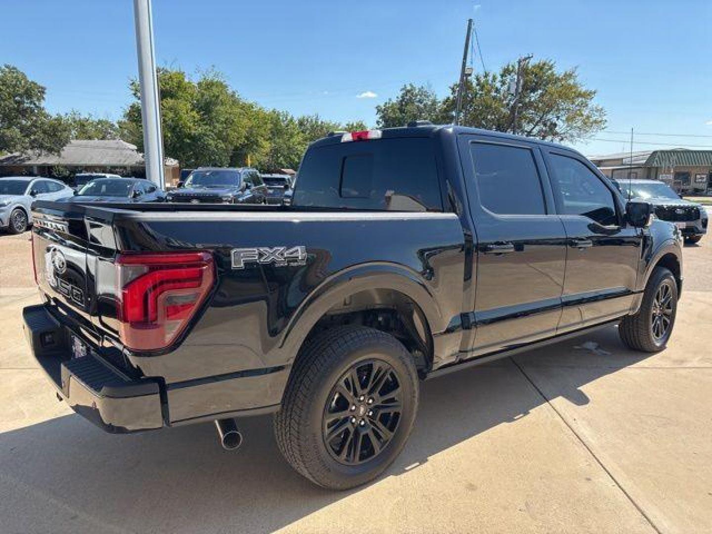 2025 Black Metallic /Blue Ford F-150 Platinum (1FTFW7L86SF) with an 3.5L V6 EcoBoost engine, Automatic transmission, located at 1105 E Mulberry, Kaufman, TX, 75142, (972) 962-2151, 32.589550, -96.300926 - Photo#4
