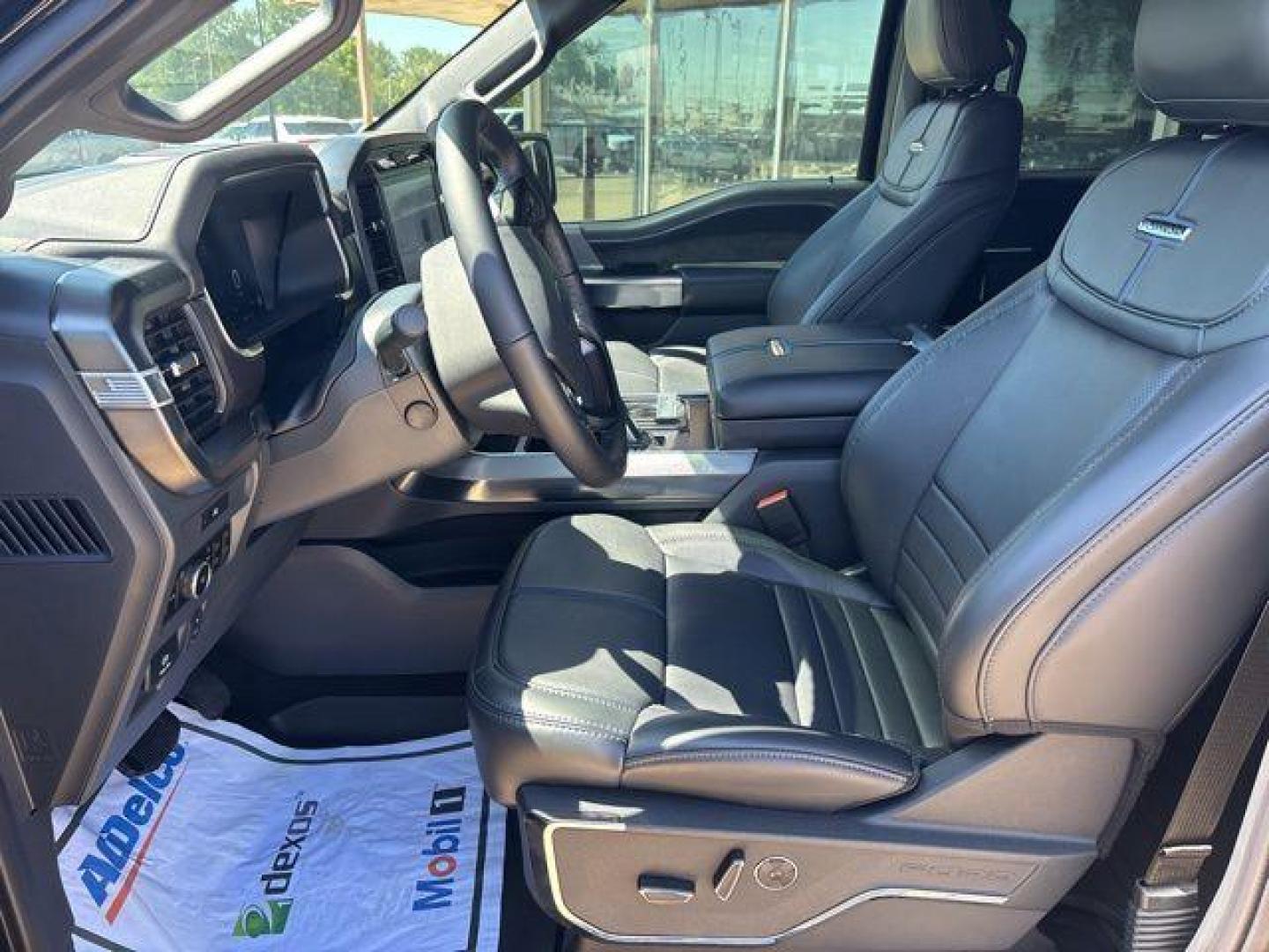 2025 Black Metallic /Blue Ford F-150 Platinum (1FTFW7L86SF) with an 3.5L V6 EcoBoost engine, Automatic transmission, located at 1105 E Mulberry, Kaufman, TX, 75142, (972) 962-2151, 32.589550, -96.300926 - Photo#10