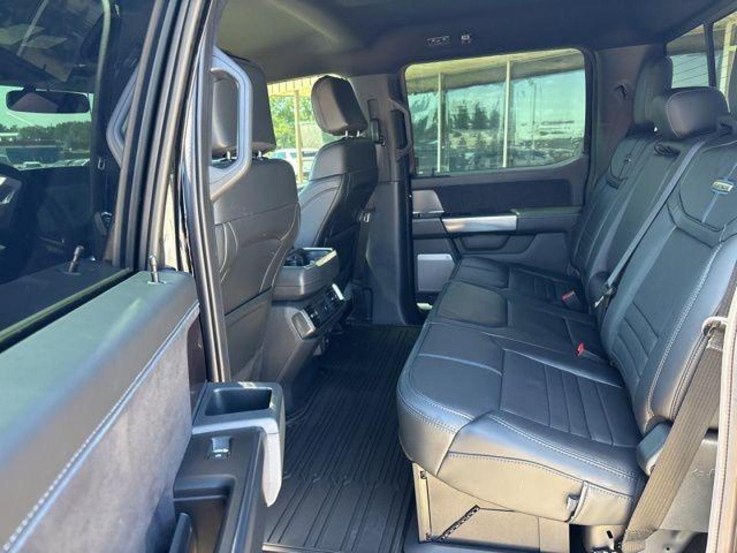 2025 Black Metallic /Blue Ford F-150 Platinum (1FTFW7L86SF) with an 3.5L V6 EcoBoost engine, Automatic transmission, located at 1105 E Mulberry, Kaufman, TX, 75142, (972) 962-2151, 32.589550, -96.300926 - Photo#13