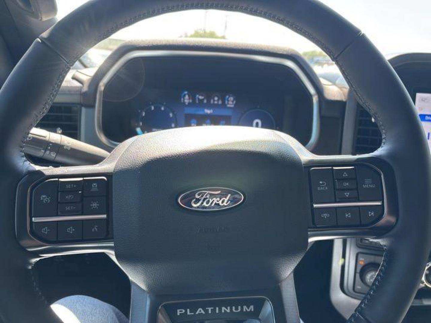 2025 Black Metallic /Blue Ford F-150 Platinum (1FTFW7L86SF) with an 3.5L V6 EcoBoost engine, Automatic transmission, located at 1105 E Mulberry, Kaufman, TX, 75142, (972) 962-2151, 32.589550, -96.300926 - Photo#15