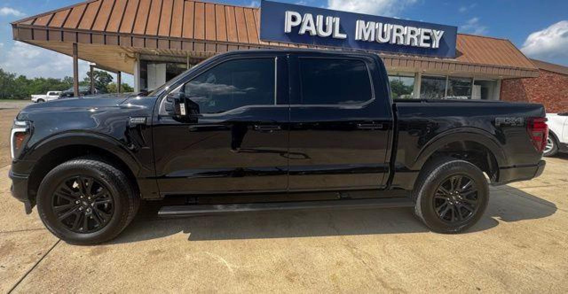 2025 Black Metallic /Blue Ford F-150 Platinum (1FTFW7L86SF) with an 3.5L V6 EcoBoost engine, Automatic transmission, located at 1105 E Mulberry, Kaufman, TX, 75142, (972) 962-2151, 32.589550, -96.300926 - Black Metallic 2025 Ford F-150 4D SuperCrew Platinum 4WD 10-Speed Automatic 3.5L V6 EcoBoost 4WD, Speed control. Priced below KBB Fair Purchase Price!<br><br><br>Odometer is 5253 miles below market average!<br><br><br>Please call Paul Murrey Ford Inc. In Kaufman Texas A Family Dealership Since 1952 - Photo#3