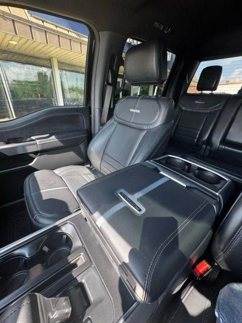 2025 Black Metallic /Blue Ford F-150 Platinum (1FTFW7L86SF) with an 3.5L V6 EcoBoost engine, Automatic transmission, located at 1105 E Mulberry, Kaufman, TX, 75142, (972) 962-2151, 32.589550, -96.300926 - Black Metallic 2025 Ford F-150 4D SuperCrew Platinum 4WD 10-Speed Automatic 3.5L V6 EcoBoost 4WD, Speed control. Priced below KBB Fair Purchase Price!<br><br><br>Odometer is 5253 miles below market average!<br><br><br>Please call Paul Murrey Ford Inc. In Kaufman Texas A Family Dealership Since 1952 - Photo#13