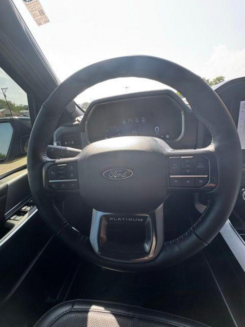 2025 Black Metallic /Blue Ford F-150 Platinum (1FTFW7L86SF) with an 3.5L V6 EcoBoost engine, Automatic transmission, located at 1105 E Mulberry, Kaufman, TX, 75142, (972) 962-2151, 32.589550, -96.300926 - Black Metallic 2025 Ford F-150 4D SuperCrew Platinum 4WD 10-Speed Automatic 3.5L V6 EcoBoost 4WD, Speed control. Priced below KBB Fair Purchase Price!<br><br><br>Odometer is 5253 miles below market average!<br><br><br>Please call Paul Murrey Ford Inc. In Kaufman Texas A Family Dealership Since 1952 - Photo#15