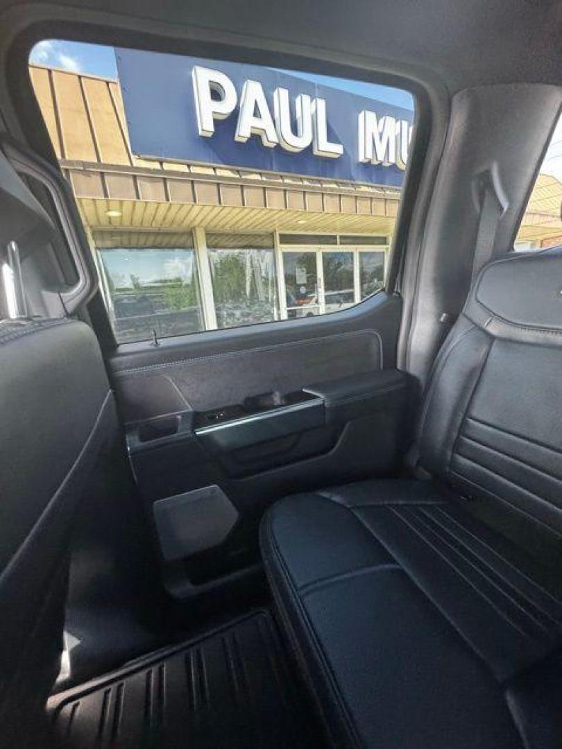 2025 Black Metallic /Blue Ford F-150 Platinum (1FTFW7L86SF) with an 3.5L V6 EcoBoost engine, Automatic transmission, located at 1105 E Mulberry, Kaufman, TX, 75142, (972) 962-2151, 32.589550, -96.300926 - Black Metallic 2025 Ford F-150 4D SuperCrew Platinum 4WD 10-Speed Automatic 3.5L V6 EcoBoost 4WD, Speed control. Priced below KBB Fair Purchase Price!<br><br><br>Odometer is 5253 miles below market average!<br><br><br>Please call Paul Murrey Ford Inc. In Kaufman Texas A Family Dealership Since 1952 - Photo#17