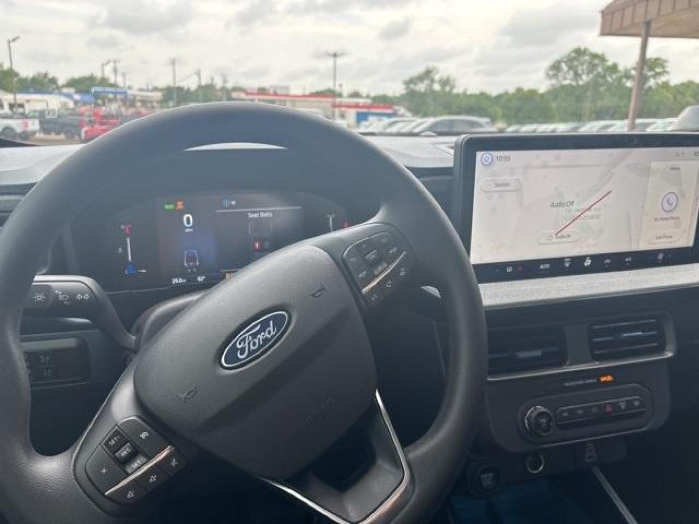 2025 Space White Metallic /Blue Ford Maverick XLT (3FTTW8H38SR) with an 2.5L I-4 Hybrid engine, CVT transmission, located at 1105 E Mulberry, Kaufman, TX, 75142, (972) 962-2151, 32.589550, -96.300926 - Space White Metallic 2025 Ford Maverick 4D Crew Cab XLT FWD CVT 2.5L I-4 Hybrid 2.5L I-4 Hybrid.<br><br>Recent Arrival! 42/35 City/Highway MPG<br><br><br>Please call Paul Murrey Ford Inc. In Kaufman Texas A Family Dealership Since 1952 Serving the Dallas Fort Worth and East Texas areas for over 70 y - Photo#18
