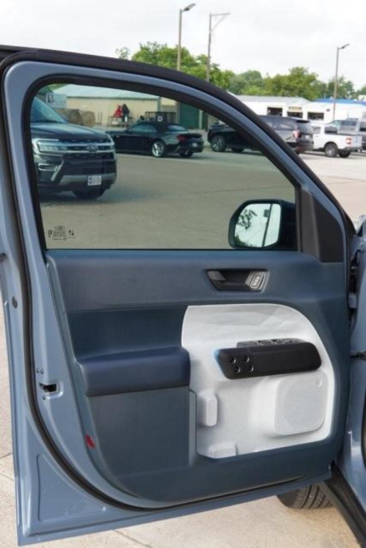 2025 Azure Gray Metallic Tri-Coat /Blue Ford Maverick XLT (3FTTW8H33SR) with an 2.5L I-4 Hybrid engine, CVT transmission, located at 1105 E Mulberry, Kaufman, TX, 75142, (972) 962-2151, 32.589550, -96.300926 - Azure Gray Metallic Tri-Coat 2025 Ford Maverick 4D Crew Cab XLT FWD CVT 2.5L I-4 Hybrid 2.5L I-4 Hybrid.<br><br>42/35 City/Highway MPG<br><br><br>Please call Paul Murrey Ford Inc. In Kaufman Texas A Family Dealership Since 1952 Serving the Dallas Fort Worth and East Texas areas for over 70 years. Pl - Photo#5