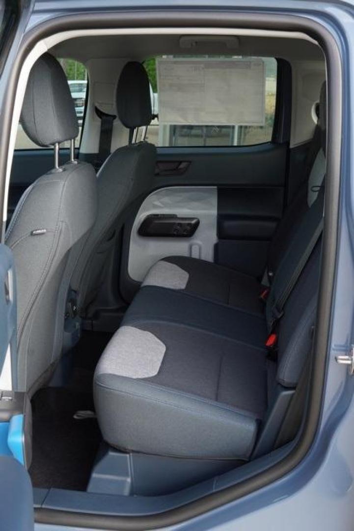2025 Azure Gray Metallic Tri-Coat /Blue Ford Maverick XLT (3FTTW8H33SR) with an 2.5L I-4 Hybrid engine, CVT transmission, located at 1105 E Mulberry, Kaufman, TX, 75142, (972) 962-2151, 32.589550, -96.300926 - Azure Gray Metallic Tri-Coat 2025 Ford Maverick 4D Crew Cab XLT FWD CVT 2.5L I-4 Hybrid 2.5L I-4 Hybrid.<br><br>42/35 City/Highway MPG<br><br><br>Please call Paul Murrey Ford Inc. In Kaufman Texas A Family Dealership Since 1952 Serving the Dallas Fort Worth and East Texas areas for over 70 years. Pl - Photo#7
