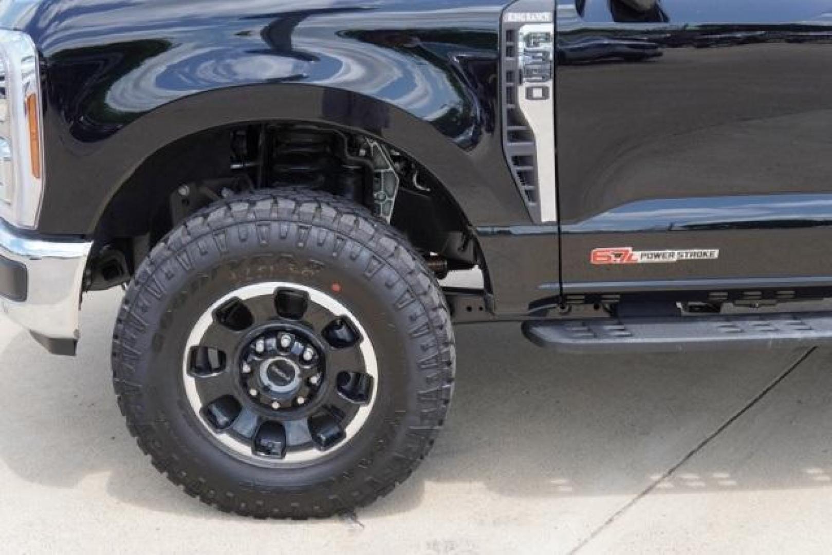 2025 Black Metallic /Java Ford F-350SD King Ranch (1FT8W3BM7SE) with an 6.7L High Output Power Stroke V8 Diesel engine, Automatic transmission, located at 1105 E Mulberry, Kaufman, TX, 75142, (972) 962-2151, 32.589550, -96.300926 - Agate Black Metallic 2025 Ford F-350SD 4D Crew Cab King Ranch 4WD 10-Speed Automatic 6.7L High Output Power Stroke V8 Diesel 4WD.<br><br><br>Please call Paul Murrey Ford Inc. In Kaufman Texas A Family Dealership Since 1952 Serving the Dallas Fort Worth and East Texas areas for over 70 years. Please - Photo#3