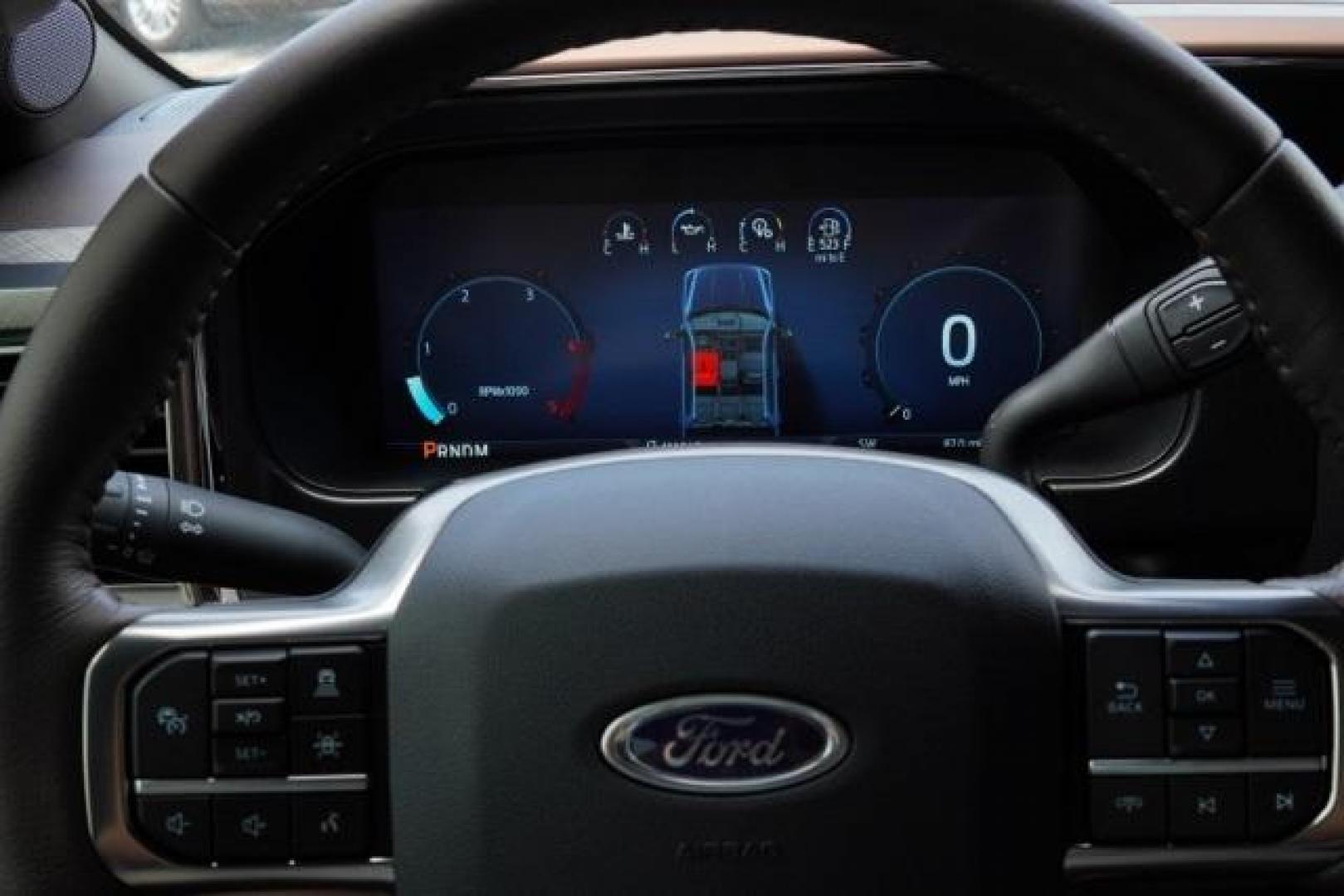 2025 Black Metallic /Java Ford F-350SD King Ranch (1FT8W3BM7SE) with an 6.7L High Output Power Stroke V8 Diesel engine, Automatic transmission, located at 1105 E Mulberry, Kaufman, TX, 75142, (972) 962-2151, 32.589550, -96.300926 - Agate Black Metallic 2025 Ford F-350SD 4D Crew Cab King Ranch 4WD 10-Speed Automatic 6.7L High Output Power Stroke V8 Diesel 4WD.<br><br><br>Please call Paul Murrey Ford Inc. In Kaufman Texas A Family Dealership Since 1952 Serving the Dallas Fort Worth and East Texas areas for over 70 years. Please - Photo#7