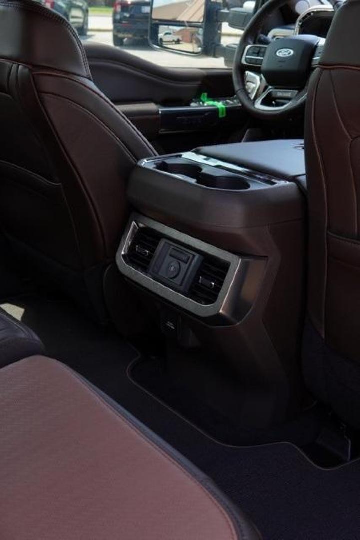 2025 Black Metallic /Java Ford F-350SD King Ranch (1FT8W3BM7SE) with an 6.7L High Output Power Stroke V8 Diesel engine, Automatic transmission, located at 1105 E Mulberry, Kaufman, TX, 75142, (972) 962-2151, 32.589550, -96.300926 - Agate Black Metallic 2025 Ford F-350SD 4D Crew Cab King Ranch 4WD 10-Speed Automatic 6.7L High Output Power Stroke V8 Diesel 4WD.<br><br><br>Please call Paul Murrey Ford Inc. In Kaufman Texas A Family Dealership Since 1952 Serving the Dallas Fort Worth and East Texas areas for over 70 years. Please - Photo#17