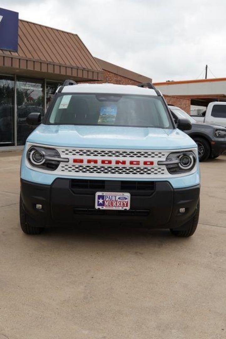 2025 Blue /Navy Pier Ford Bronco Sport Heritage (3FMCR9GN2SR) with an 1.5L EcoBoost engine, Automatic transmission, located at 1105 E Mulberry, Kaufman, TX, 75142, (972) 962-2151, 32.589550, -96.300926 - $3,947 off MSRP!<br><br><br>Robins Egg Blue 2025 Ford Bronco Sport 4D Sport Utility Heritage 4WD 8-Speed Automatic 1.5L EcoBoost 25/30 City/Highway MPG<br><br>25/30 City/Highway MPG Price includes: $2500 - Retail Customer Cash. Exp. 03/31/2026 - Photo#5