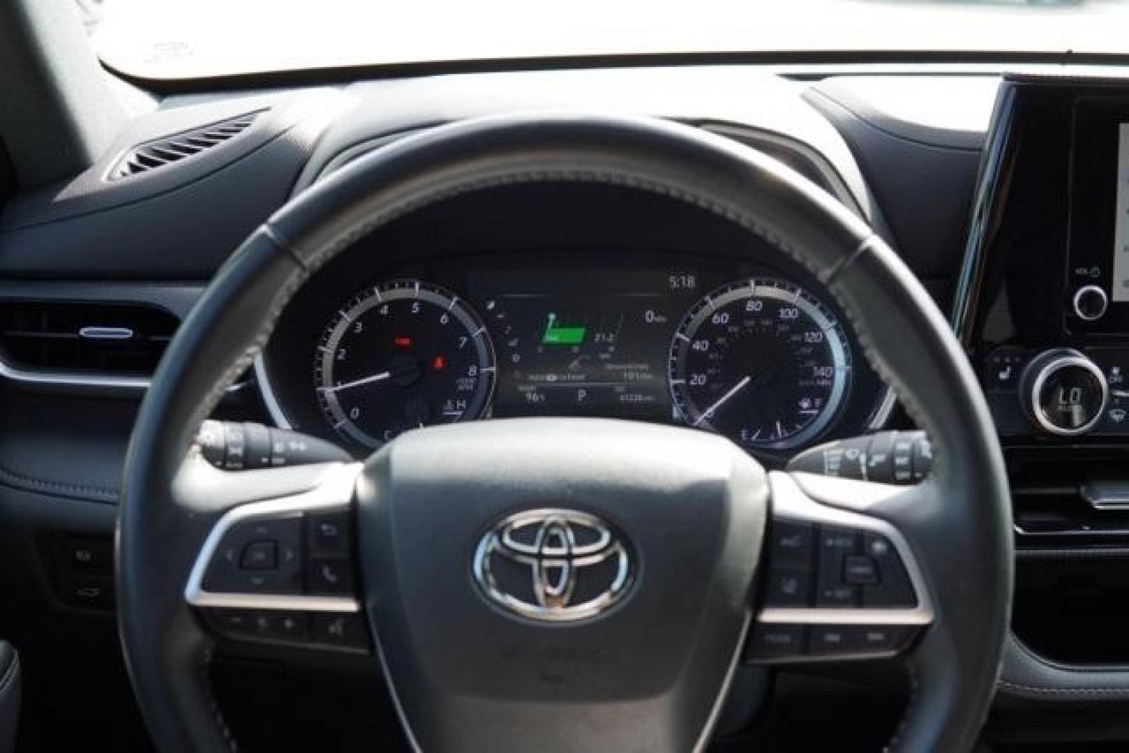 2023 Midnight Black Metallic Toyota Highlander L (5TDKDRAH7PS) with an 2.4L I4 PDI Turbocharged DOHC 16V LEV3-SULEV30 265hp engine, Automatic transmission, located at 1105 E Mulberry, Kaufman, TX, 75142, (972) 962-2151, 32.589550, -96.300926 - Photo#11
