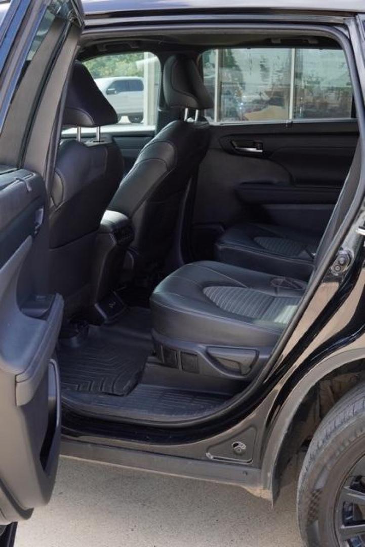2023 Midnight Black Metallic Toyota Highlander L (5TDKDRAH7PS) with an 2.4L I4 PDI Turbocharged DOHC 16V LEV3-SULEV30 265hp engine, Automatic transmission, located at 1105 E Mulberry, Kaufman, TX, 75142, (972) 962-2151, 32.589550, -96.300926 - Photo#16