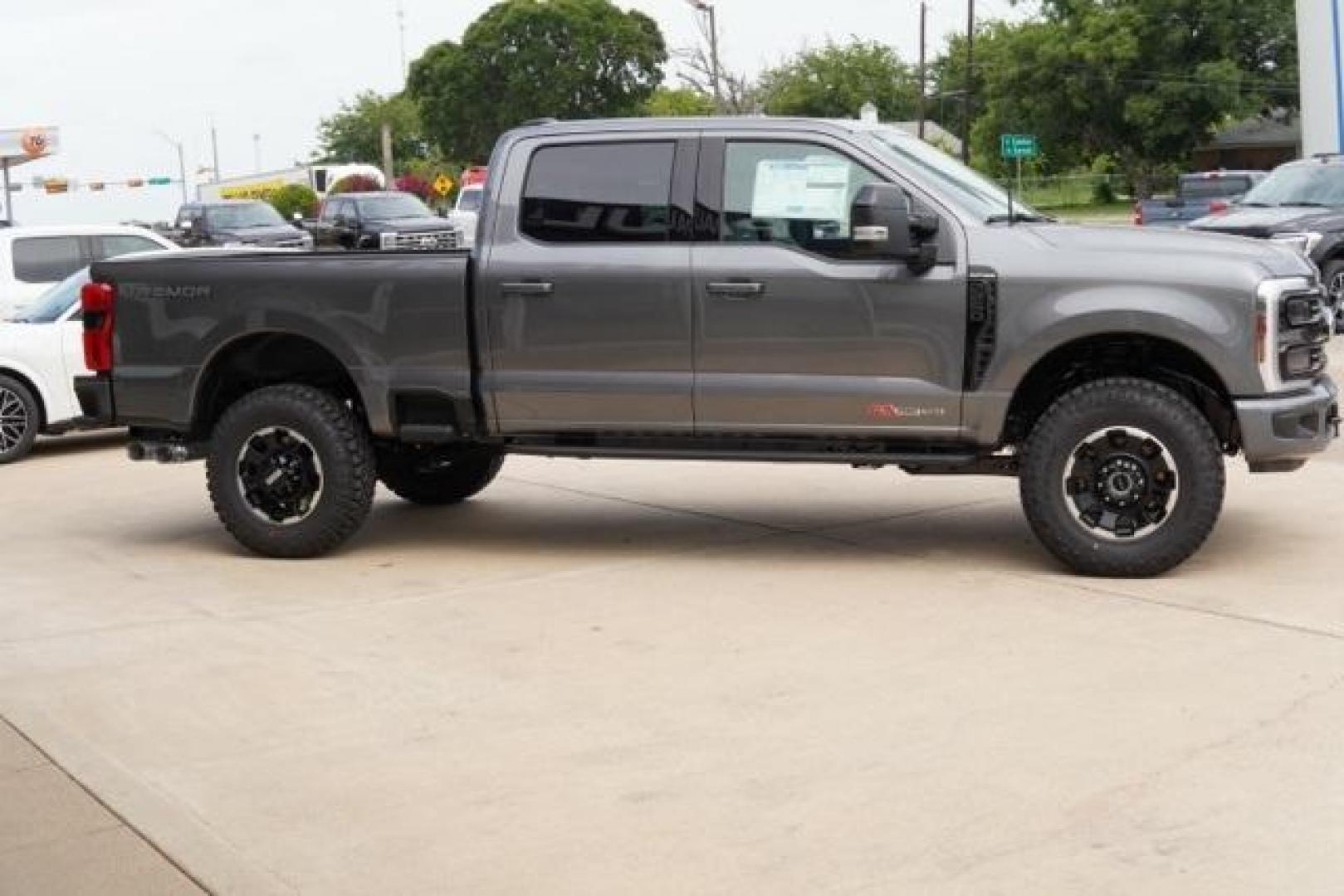 2025 Carbonized Gray Metallic /Black Onyx Ford F-250SD (1FT8W2BMXSE) with an 6.7L High Output Power Stroke V8 Diesel engine, Automatic transmission, located at 1105 E Mulberry, Kaufman, TX, 75142, (972) 962-2151, 32.589550, -96.300926 - Photo#5