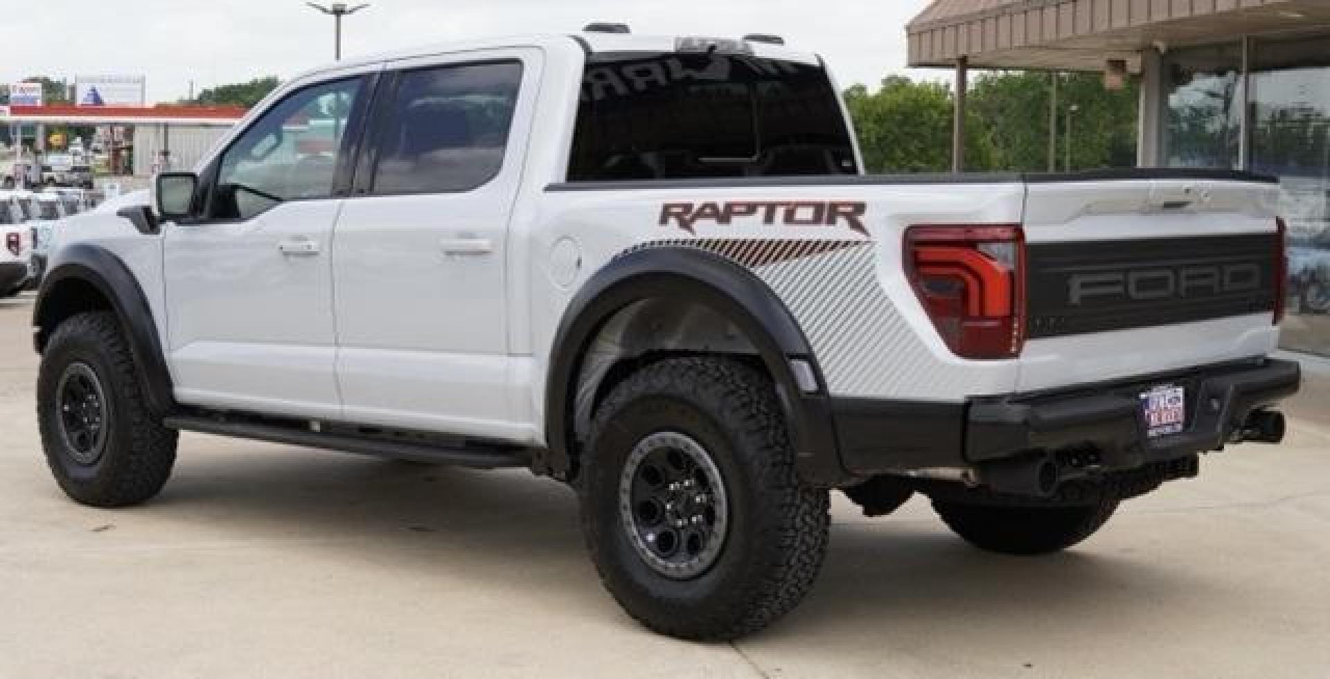 2025 Space White Metallic /Black (Recaro Black) Ford F-150 Raptor (1FTFW1RG7SF) with an 3.5L V6 EcoBoost engine, Automatic transmission, located at 1105 E Mulberry, Kaufman, TX, 75142, (972) 962-2151, 32.589550, -96.300926 - Photo#2