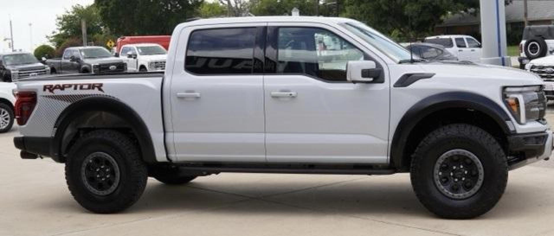 2025 Space White Metallic /Black (Recaro Black) Ford F-150 Raptor (1FTFW1RG7SF) with an 3.5L V6 EcoBoost engine, Automatic transmission, located at 1105 E Mulberry, Kaufman, TX, 75142, (972) 962-2151, 32.589550, -96.300926 - Photo#3