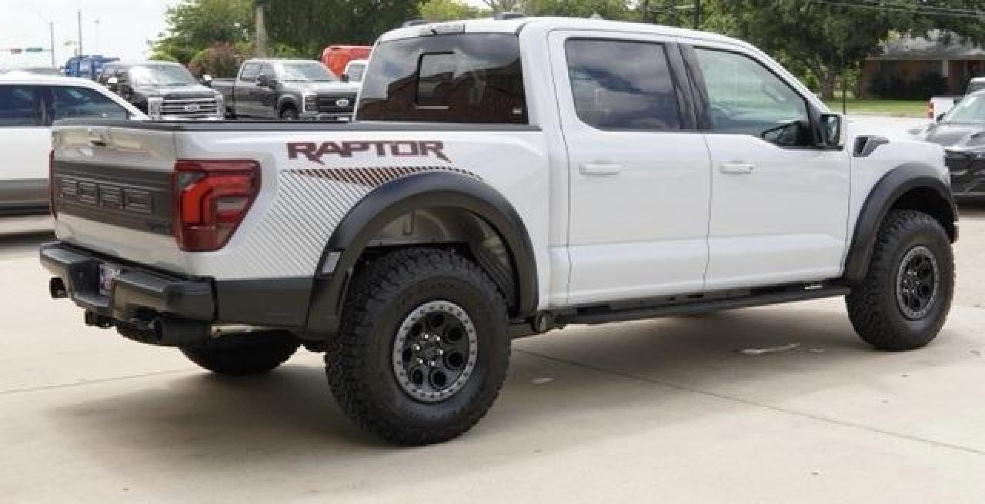 2025 Space White Metallic /Black (Recaro Black) Ford F-150 Raptor (1FTFW1RG7SF) with an 3.5L V6 EcoBoost engine, Automatic transmission, located at 1105 E Mulberry, Kaufman, TX, 75142, (972) 962-2151, 32.589550, -96.300926 - Photo#5