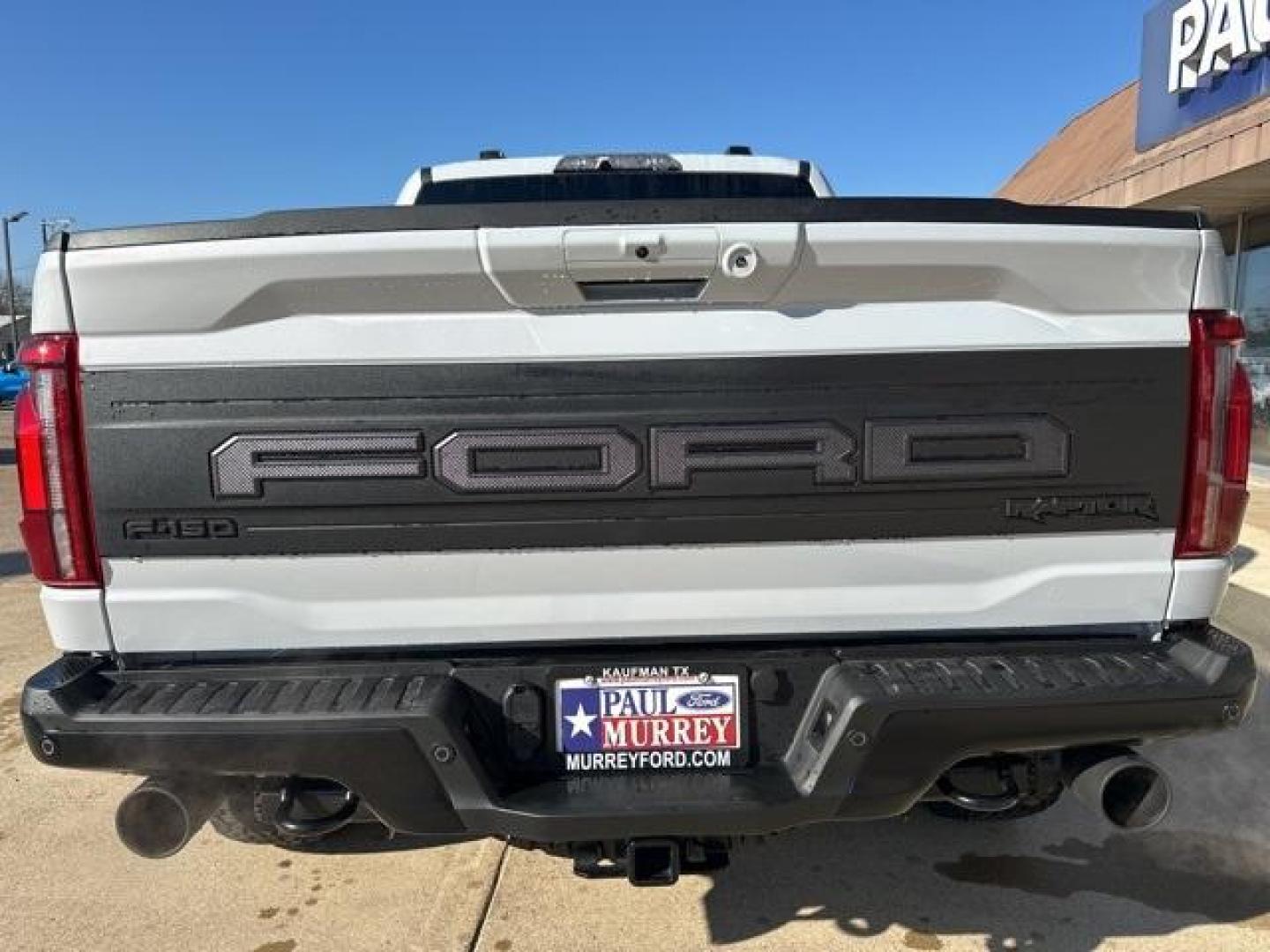 2025 White Metallic /Black Ford F-150 Raptor (1FTFW1RG7SF) with an 3.5L V6 EcoBoost engine, Automatic transmission, located at 1105 E Mulberry, Kaufman, TX, 75142, (972) 962-2151, 32.589550, -96.300926 - White Metallic 2025 Ford F-150 4D SuperCrew Raptor 4WD 10-Speed Automatic 3.5L V6 EcoBoost 4WD.<br><br><br>Recent Arrival! Odometer is 2448 miles below market average!<br><br><br>Please call Paul Murrey Ford Inc. In Kaufman Texas A Family Dealership Since 1952 Serving the Dallas Fort Worth and East - Photo#3