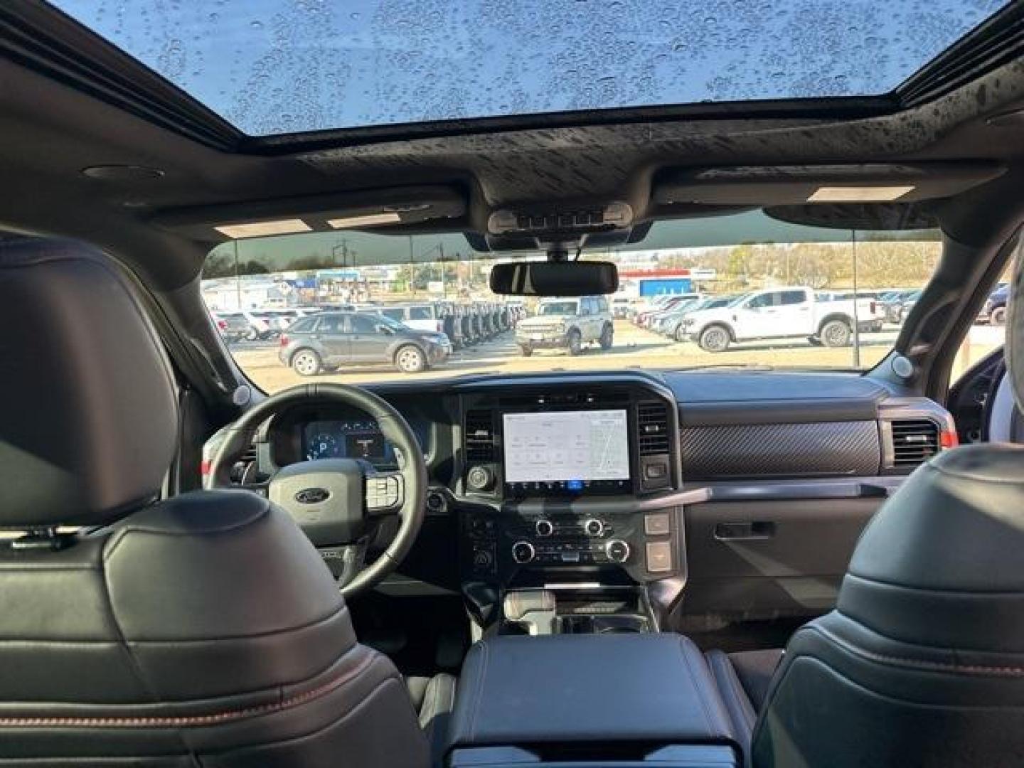 2025 White Metallic /Black Ford F-150 Raptor (1FTFW1RG7SF) with an 3.5L V6 EcoBoost engine, Automatic transmission, located at 1105 E Mulberry, Kaufman, TX, 75142, (972) 962-2151, 32.589550, -96.300926 - White Metallic 2025 Ford F-150 4D SuperCrew Raptor 4WD 10-Speed Automatic 3.5L V6 EcoBoost 4WD.<br><br><br>Recent Arrival! Odometer is 2448 miles below market average!<br><br><br>Please call Paul Murrey Ford Inc. In Kaufman Texas A Family Dealership Since 1952 Serving the Dallas Fort Worth and East - Photo#14