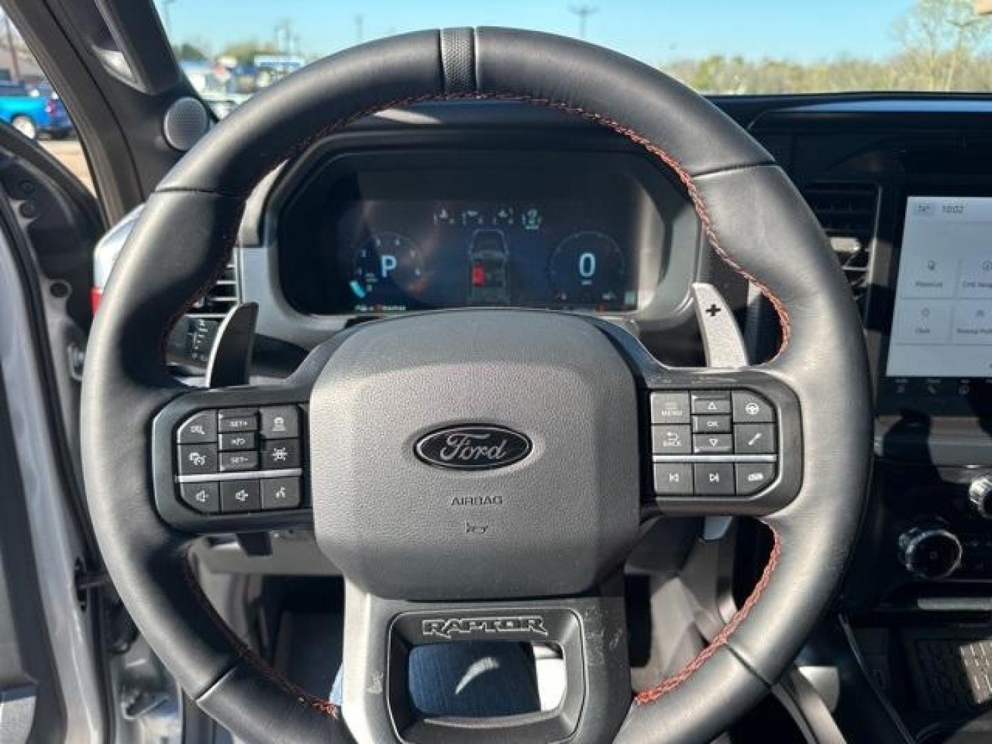2025 White Metallic /Black Ford F-150 Raptor (1FTFW1RG7SF) with an 3.5L V6 EcoBoost engine, Automatic transmission, located at 1105 E Mulberry, Kaufman, TX, 75142, (972) 962-2151, 32.589550, -96.300926 - White Metallic 2025 Ford F-150 4D SuperCrew Raptor 4WD 10-Speed Automatic 3.5L V6 EcoBoost 4WD.<br><br><br>Recent Arrival! Odometer is 2448 miles below market average!<br><br><br>Please call Paul Murrey Ford Inc. In Kaufman Texas A Family Dealership Since 1952 Serving the Dallas Fort Worth and East - Photo#15