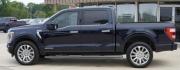 2022 Blue Metallic /Admiral Blue Ford F-150 Limited (1FTFW1ED7NF) with an 3.5L PowerBoost Full-Hybrid V6 engine, Automatic transmission, located at 1105 E Mulberry, Kaufman, TX, 75142, (972) 962-2151, 32.589550, -96.300926 - Photo#1