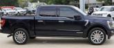 2022 Blue Metallic /Admiral Blue Ford F-150 Limited (1FTFW1ED7NF) with an 3.5L PowerBoost Full-Hybrid V6 engine, Automatic transmission, located at 1105 E Mulberry, Kaufman, TX, 75142, (972) 962-2151, 32.589550, -96.300926 - Photo#5