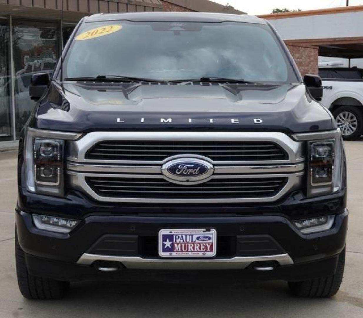 2022 Blue Metallic /Admiral Blue Ford F-150 Limited (1FTFW1ED7NF) with an 3.5L PowerBoost Full-Hybrid V6 engine, Automatic transmission, located at 1105 E Mulberry, Kaufman, TX, 75142, (972) 962-2151, 32.589550, -96.300926 - Photo#7