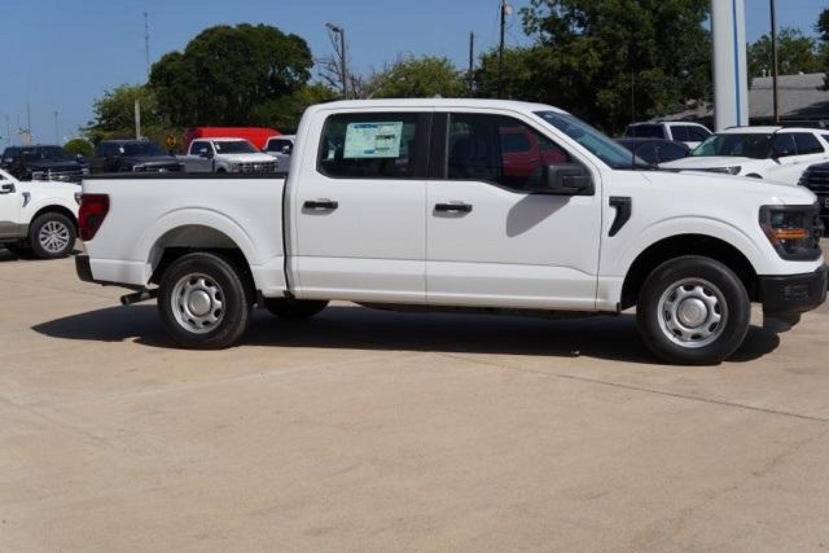 2025 Oxford White /Dark Slate Vinal Ford F-150 XL (1FTEW1KP7SK) with an 2.7L V6 EcoBoost engine, Automatic transmission, located at 1105 E Mulberry, Kaufman, TX, 75142, (972) 962-2151, 32.589550, -96.300926 - Photo#2