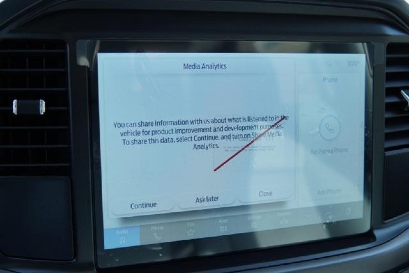 2025 Oxford White /Dark Slate Vinal Ford F-150 XL (1FTEW1KP7SK) with an 2.7L V6 EcoBoost engine, Automatic transmission, located at 1105 E Mulberry, Kaufman, TX, 75142, (972) 962-2151, 32.589550, -96.300926 - Photo#14