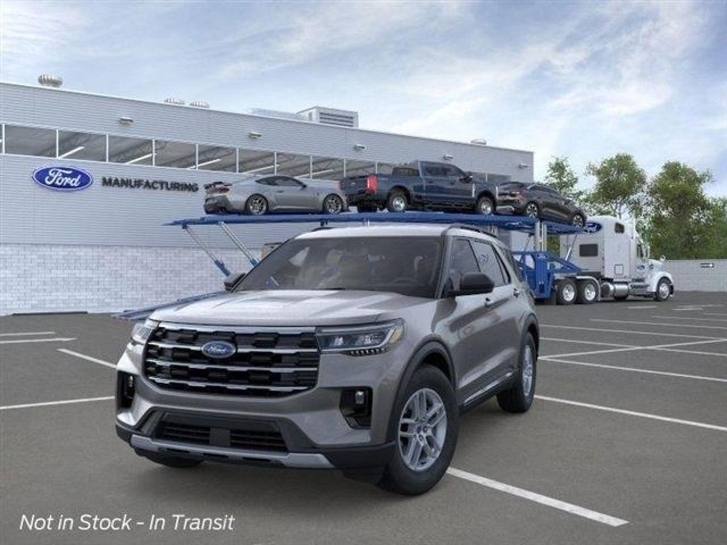 2025 Carbonized Gray Metallic /Gray Ford Explorer Active (1FMUK7DH2SG) with an 2.3L EcoBoost I-4 engine, Automatic transmission, located at 1105 E Mulberry, Kaufman, TX, 75142, (972) 962-2151, 32.589550, -96.300926 - Photo#1