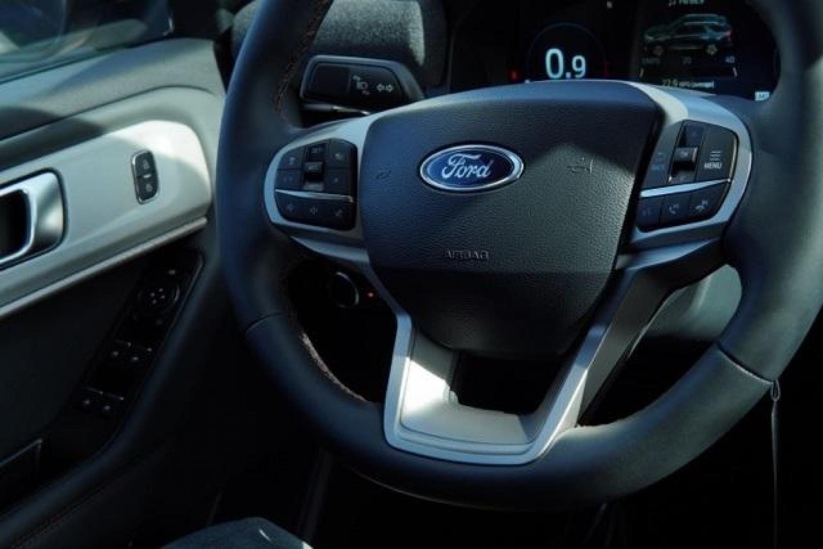 2025 Vapor Blue Metallic /Gray Ford Explorer Active (1FMUK7DH7SG) with an 2.3L EcoBoost I-4 engine, Automatic transmission, located at 1105 E Mulberry, Kaufman, TX, 75142, (972) 962-2151, 32.589550, -96.300926 - Blue Vapor 2025 Ford Explorer 4D Sport Utility Active RWD 10-Speed Automatic 2.3L EcoBoost I-4<br><br>Recent Arrival! 20/29 City/Highway MPG<br><br><br>Please call Paul Murrey Ford Inc. In Kaufman Texas A Family Dealership Since 1952 Serving the Dallas Fort Worth and East Texas areas for over 70 yea - Photo#34