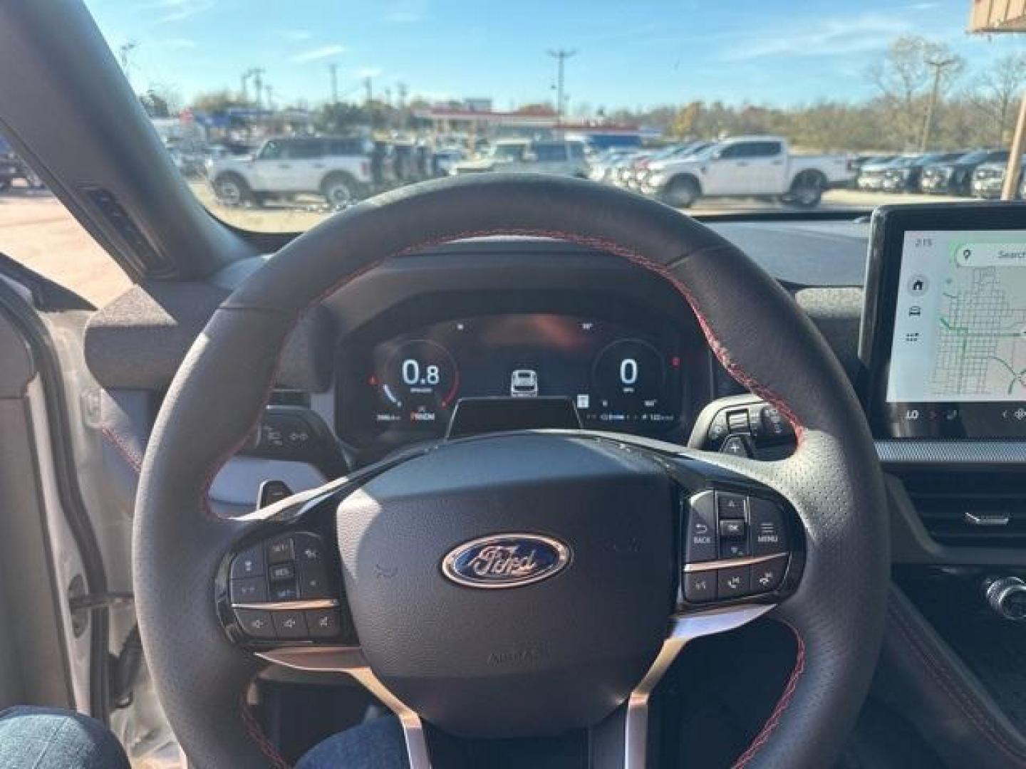 2025 White Metallic /Onyx Ford Explorer ST (1FMWK8GC4SG) with an 3.0L EcoBoost V6 engine, Automatic transmission, located at 1105 E Mulberry, Kaufman, TX, 75142, (972) 962-2151, 32.589550, -96.300926 - $4,946 off MSRP!<br><br>4WD.<br>Star White Metallic Tri-Coat 2025 Ford Explorer 4D Sport Utility ST 4WD 10-Speed Automatic 3.0L EcoBoost V6 18/25 City/Highway MPG Price includes: $1000 - Final Days Mega Bonus Cash. Exp. 01/02/2026 $1500 - Bonus Customer Cash. Exp. 01/05/2026 - Photo#8