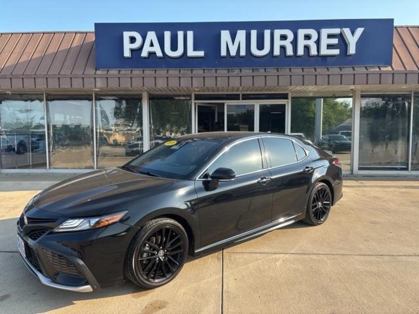 2021 Midnight Black Metallic Toyota Camry XSE (4T1K61AK4MU) with an 2.5L I4 DOHC 16V engine, Automatic transmission, located at 1105 E Mulberry, Kaufman, TX, 75142, (972) 962-2151, 32.589550, -96.300926 - Black 2021 Toyota Camry 4D Sedan XSE FWD 8-Speed Automatic 2.5L I4 DOHC 16V Leather.<br><br><br>Recent Arrival! 27/38 City/Highway MPG<br><br><br>Please call Paul Murrey Ford Inc. In Kaufman Texas A Family Dealership Since 1952 Serving the Dallas Fort Worth and East Texas areas for over 70 years. Pl - Photo#0