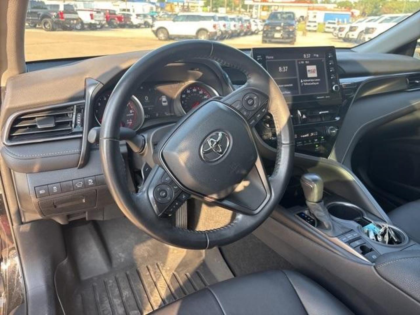 2021 Midnight Black Metallic Toyota Camry XSE (4T1K61AK4MU) with an 2.5L I4 DOHC 16V engine, Automatic transmission, located at 1105 E Mulberry, Kaufman, TX, 75142, (972) 962-2151, 32.589550, -96.300926 - Black 2021 Toyota Camry 4D Sedan XSE FWD 8-Speed Automatic 2.5L I4 DOHC 16V Leather.<br><br><br>Recent Arrival! 27/38 City/Highway MPG<br><br><br>Please call Paul Murrey Ford Inc. In Kaufman Texas A Family Dealership Since 1952 Serving the Dallas Fort Worth and East Texas areas for over 70 years. Pl - Photo#10