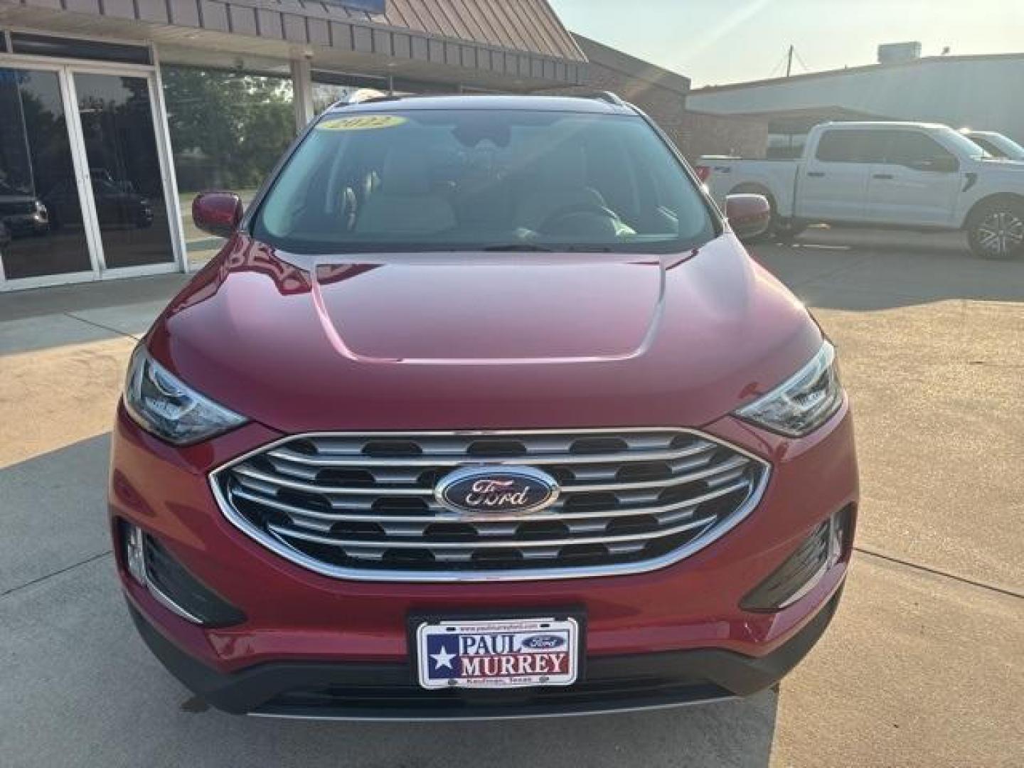 2022 Rapid Red Metallic Tinted Clearcoat /Dune Ford Edge SEL (2FMPK4J99NB) with an EcoBoost 2.0L I4 GTDi DOHC Turbocharged VCT engine, Automatic transmission, located at 1105 E Mulberry, Kaufman, TX, 75142, (972) 962-2151, 32.589550, -96.300926 - Rapid Red Metallic Tinted Clearcoat 2022 Ford Edge 4D Sport Utility SEL AWD 8-Speed Automatic EcoBoost 2.0L I4 GTDi DOHC Turbocharged VCT AWD.<br><br><br>Recent Arrival! Odometer is 20452 miles below market average! 21/28 City/Highway MPG<br><br><br>Please call Paul Murrey Ford Inc. In Kaufman Texas - Photo#6