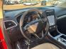 2022 Rapid Red Metallic Tinted Clearcoat /Dune Ford Edge SEL (2FMPK4J99NB) with an EcoBoost 2.0L I4 GTDi DOHC Turbocharged VCT engine, Automatic transmission, located at 1105 E Mulberry, Kaufman, TX, 75142, (972) 962-2151, 32.589550, -96.300926 - Rapid Red Metallic Tinted Clearcoat 2022 Ford Edge 4D Sport Utility SEL AWD 8-Speed Automatic EcoBoost 2.0L I4 GTDi DOHC Turbocharged VCT AWD.<br><br><br>Recent Arrival! Odometer is 20452 miles below market average! 21/28 City/Highway MPG<br><br><br>Please call Paul Murrey Ford Inc. In Kaufman Texas - Photo#10