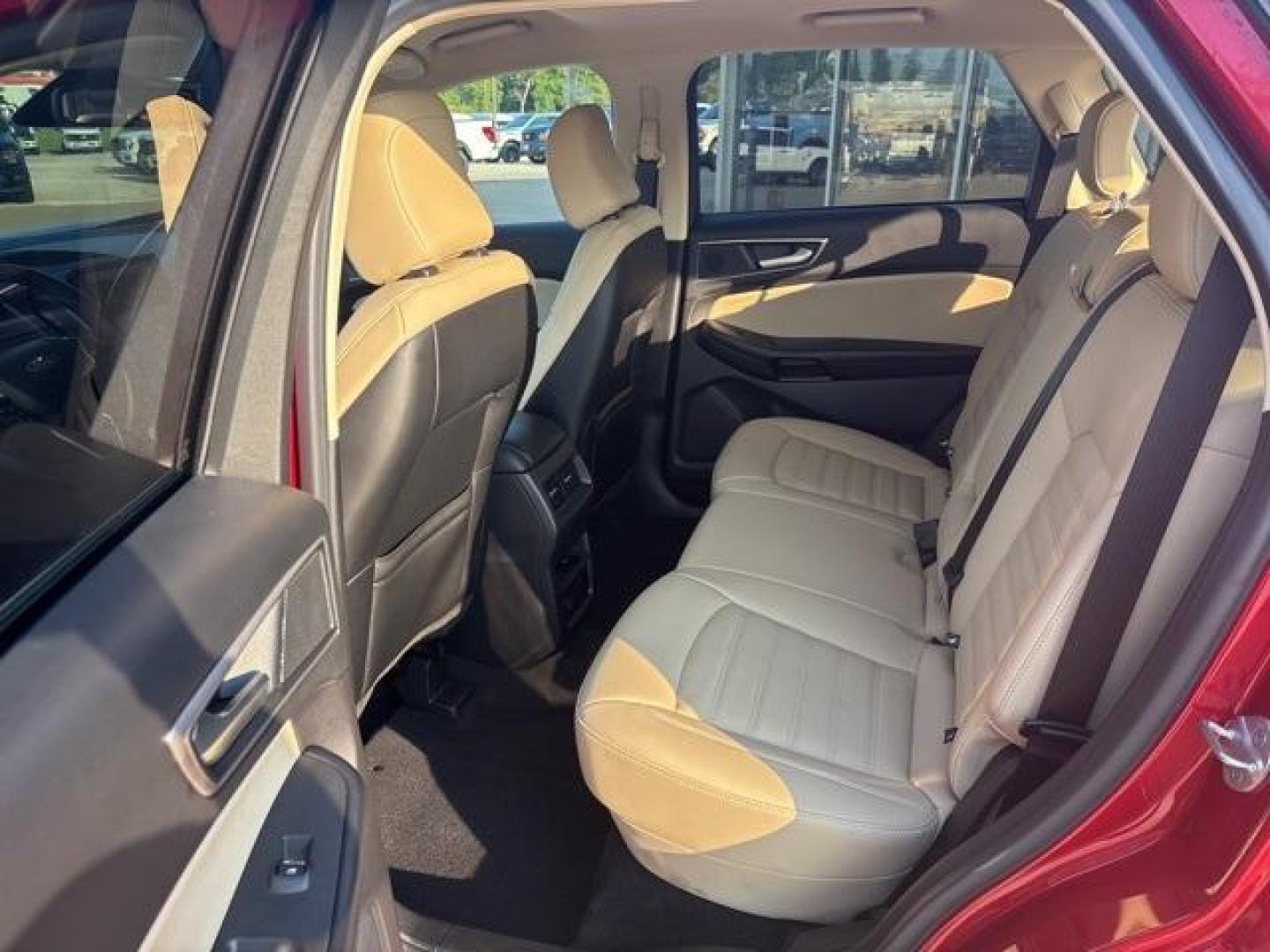 2022 Rapid Red Metallic Tinted Clearcoat /Dune Ford Edge SEL (2FMPK4J99NB) with an EcoBoost 2.0L I4 GTDi DOHC Turbocharged VCT engine, Automatic transmission, located at 1105 E Mulberry, Kaufman, TX, 75142, (972) 962-2151, 32.589550, -96.300926 - Rapid Red Metallic Tinted Clearcoat 2022 Ford Edge 4D Sport Utility SEL AWD 8-Speed Automatic EcoBoost 2.0L I4 GTDi DOHC Turbocharged VCT AWD.<br><br><br>Recent Arrival! Odometer is 20452 miles below market average! 21/28 City/Highway MPG<br><br><br>Please call Paul Murrey Ford Inc. In Kaufman Texas - Photo#11