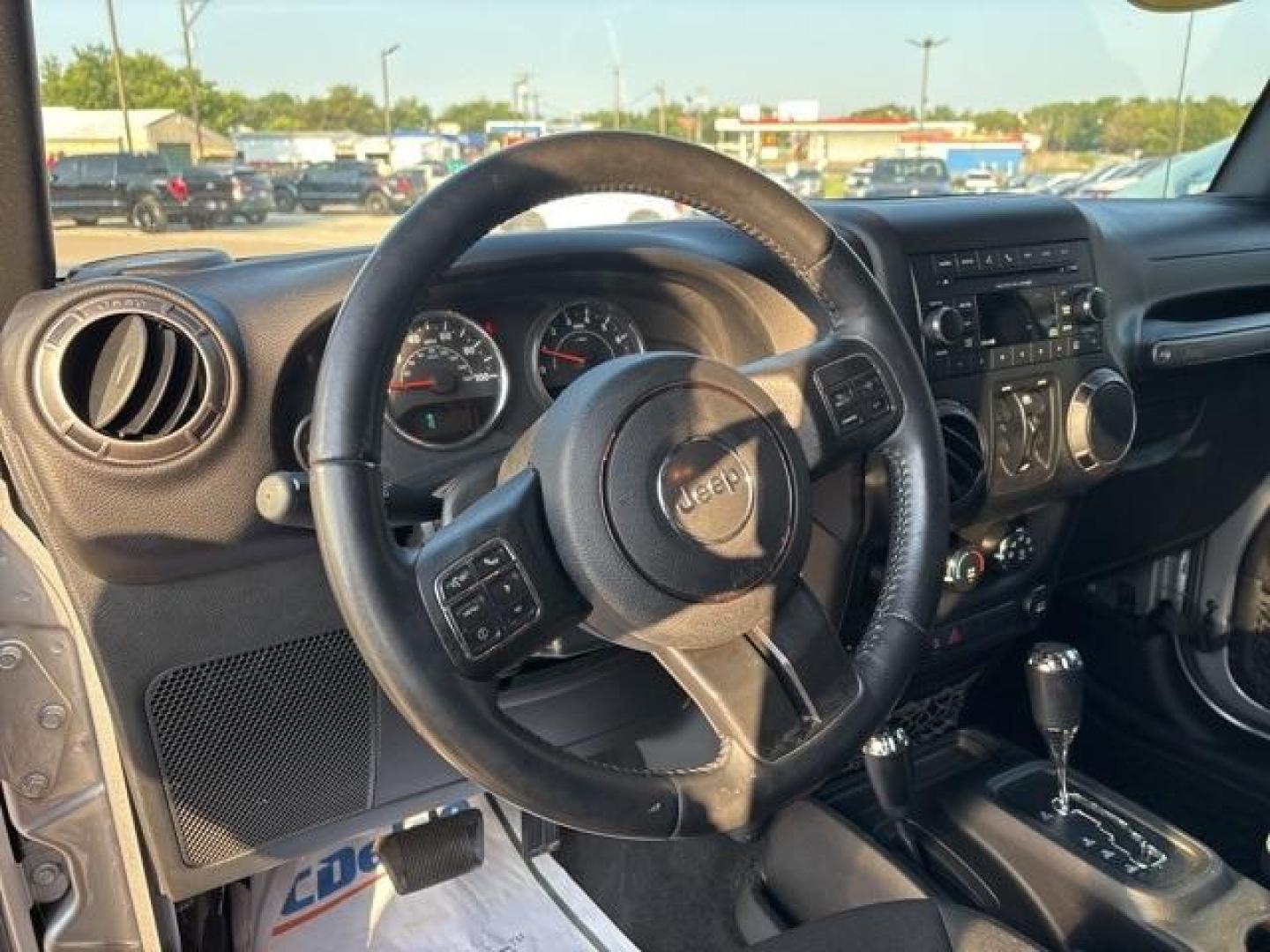 2018 Billet Silver Metallic Clearcoat /Black Jeep Wrangler JK Unlimited Sport (1C4BJWDG6JL) with an 3.6L V6 24V VVT engine, Automatic transmission, located at 1105 E Mulberry, Kaufman, TX, 75142, (972) 962-2151, 32.589550, -96.300926 - Photo#12