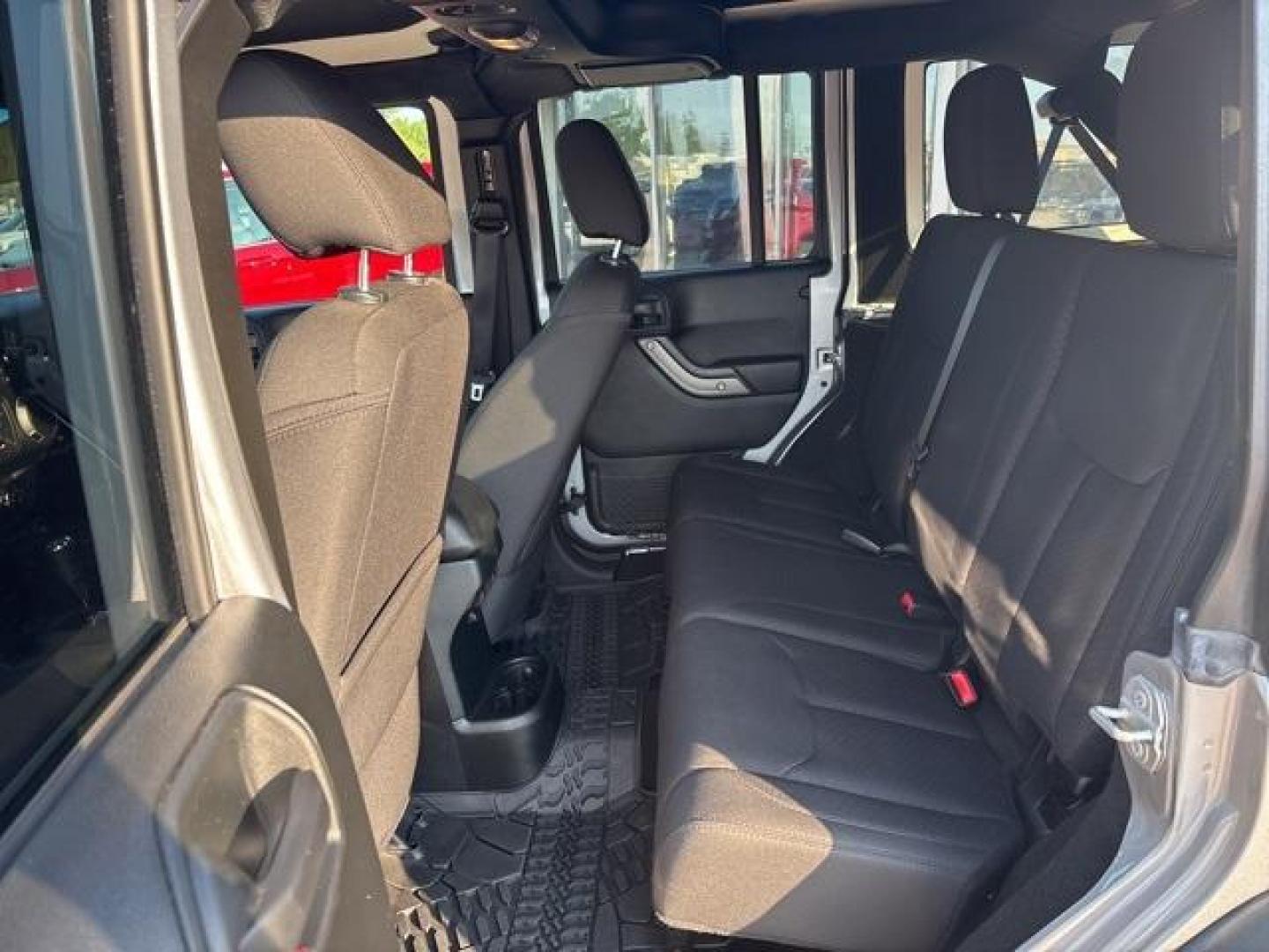 2018 Billet Silver Metallic Clearcoat /Black Jeep Wrangler JK Unlimited Sport (1C4BJWDG6JL) with an 3.6L V6 24V VVT engine, Automatic transmission, located at 1105 E Mulberry, Kaufman, TX, 75142, (972) 962-2151, 32.589550, -96.300926 - Photo#13