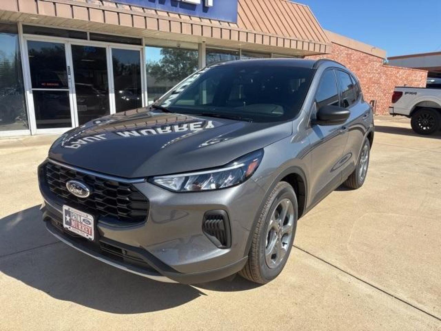 2025 Gray Metallic /Ebony Ford Escape ST-Line (1FMCU0MN2SU) with an 1.5L EcoBoost engine, Automatic transmission, located at 1105 E Mulberry, Kaufman, TX, 75142, (972) 962-2151, 32.589550, -96.300926 - Carbonized Gray Metallic 2025 Ford Escape 4D Sport Utility ST-Line FWD 8-Speed Automatic 1.5L EcoBoost<br><br>27/34 City/Highway MPG Price includes: $4000 - Bonus Customer Cash. Exp. 01/05/2026 - Photo#1