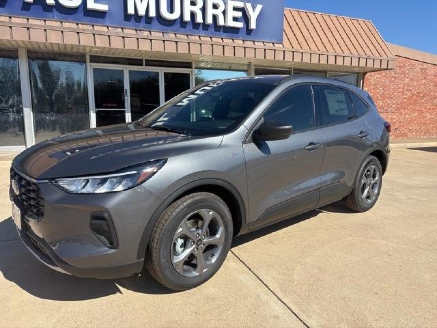 2025 Gray Metallic /Ebony Ford Escape ST-Line (1FMCU0MN2SU) with an 1.5L EcoBoost engine, Automatic transmission, located at 1105 E Mulberry, Kaufman, TX, 75142, (972) 962-2151, 32.589550, -96.300926 - Carbonized Gray Metallic 2025 Ford Escape 4D Sport Utility ST-Line FWD 8-Speed Automatic 1.5L EcoBoost<br><br>27/34 City/Highway MPG Price includes: $4000 - Bonus Customer Cash. Exp. 01/05/2026 - Photo#2