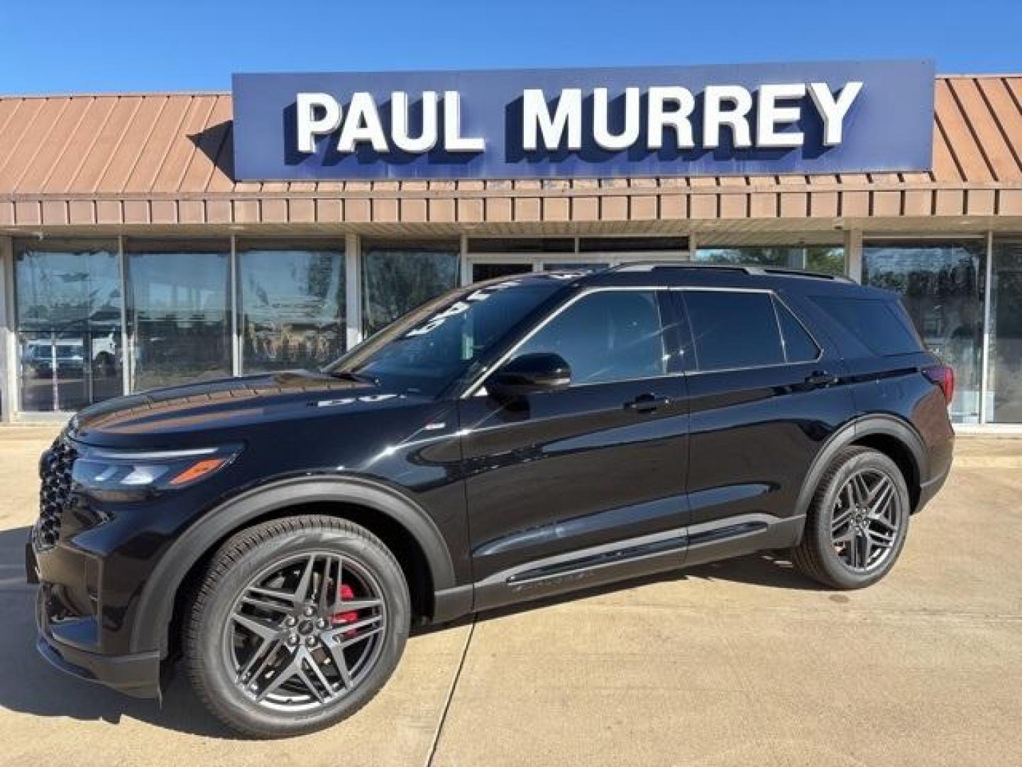 2025 Black Metallic /Onyx Ford Explorer ST-Line (1FMUK7KH1SG) with an 2.3L EcoBoost I-4 engine, Automatic transmission, located at 1105 E Mulberry, Kaufman, TX, 75142, (972) 962-2151, 32.589550, -96.300926 - Photo#0
