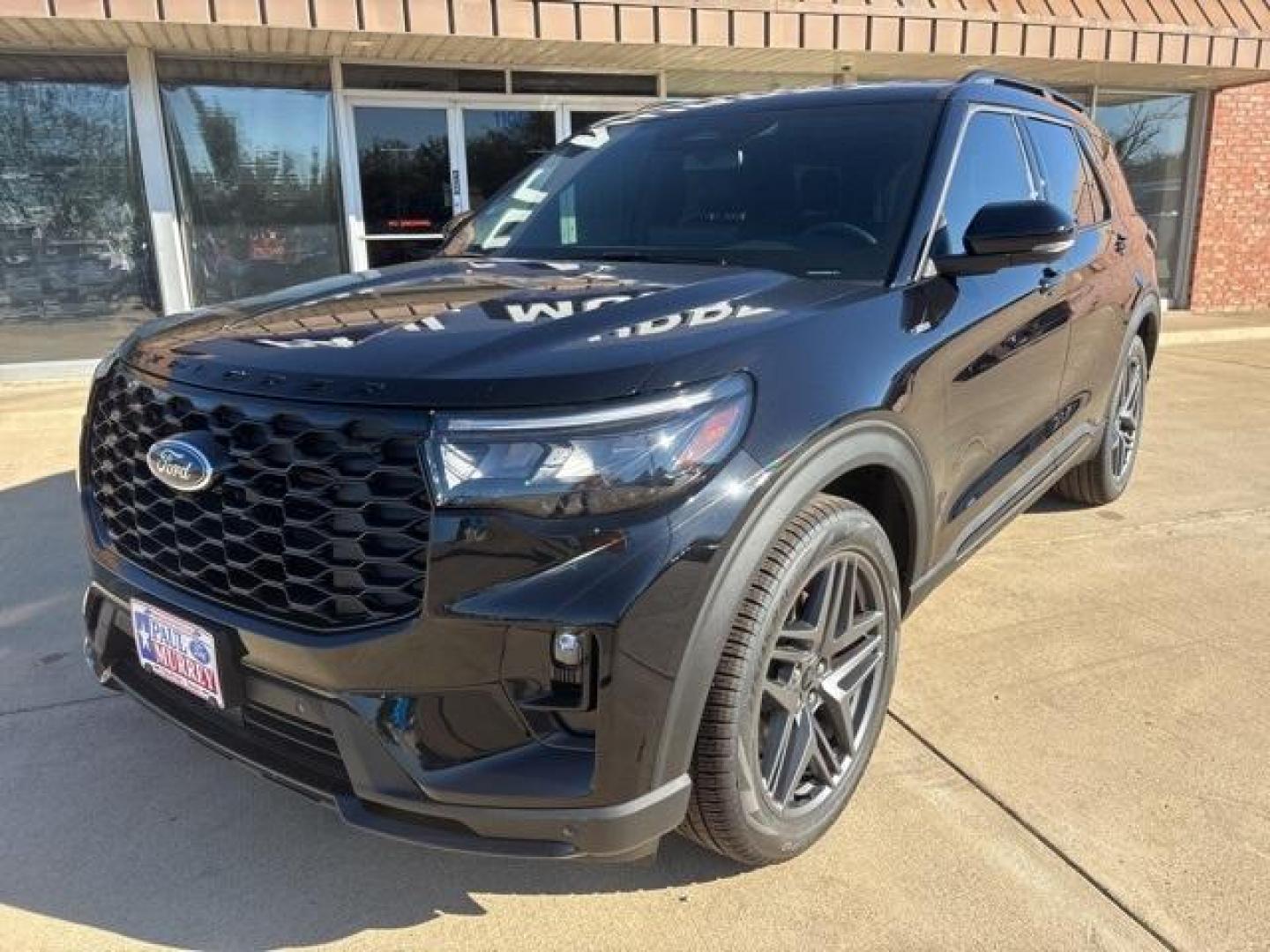 2025 Black Metallic /Onyx Ford Explorer ST-Line (1FMUK7KH1SG) with an 2.3L EcoBoost I-4 engine, Automatic transmission, located at 1105 E Mulberry, Kaufman, TX, 75142, (972) 962-2151, 32.589550, -96.300926 - Photo#1