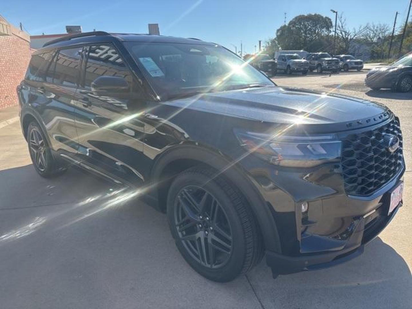 2025 Black Metallic /Onyx Ford Explorer ST-Line (1FMUK7KH1SG) with an 2.3L EcoBoost I-4 engine, Automatic transmission, located at 1105 E Mulberry, Kaufman, TX, 75142, (972) 962-2151, 32.589550, -96.300926 - Photo#6