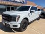 2025 White Metallic /Black Ford F-150 Lariat (1FTFW5L51SF) with an 5.0L V8 engine, Automatic transmission, located at 1105 E Mulberry, Kaufman, TX, 75142, (972) 962-2151, 32.589550, -96.300926 - $5,927 off MSRP!<br><br>4WD.<br>Space White Metallic 2025 Ford F-150 4D SuperCrew Lariat 4WD 10-Speed Automatic 5.0L V8 17/22 City/Highway MPG Price includes: $500 - Retail Bonus Cash. Exp. 01/05/2026 - Photo#1